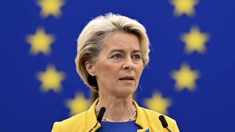 Chủ tịch Ủy ban Châu Âu Ursula von der Leyen. Ảnh: AFP