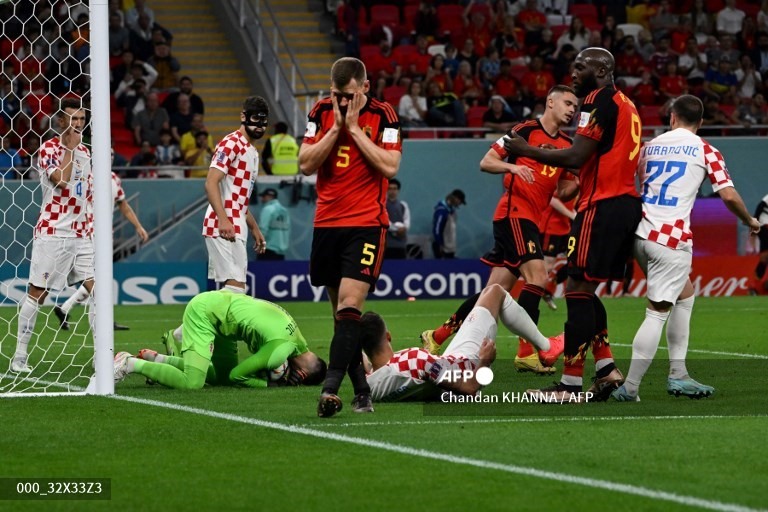 Romelu Lukaku vào sân và có tác động tích cực lên hàng công Bỉ.  Ảnh: AFP