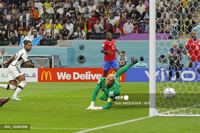 Gnabry scored the opening goal for Germany.  Photo: AFP
