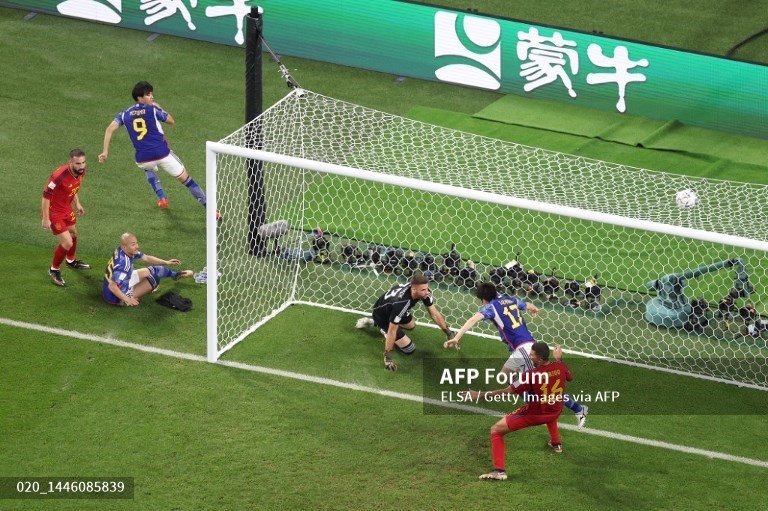 Japan's second goal is recognized.  Photo: AFP