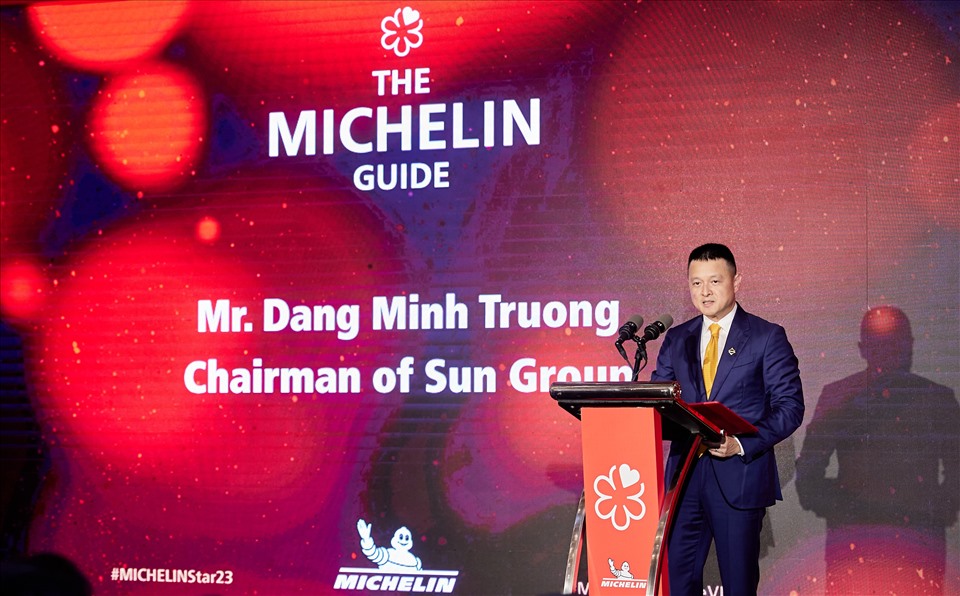 Ông Đặng Minh Trường – Chủ tịch HĐQT Tập đoàn Sun Group phát biểu tại sự kiện. Ảnh: Khánh