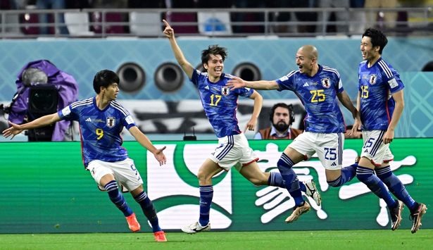 Nhật Bản xuất sắc đi tiếp với ngôi nhất bảng E. Ảnh: AFP