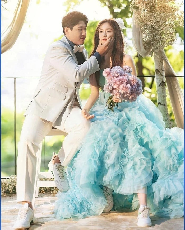 Bộ ảnh cưới của Jiyeon. Ảnh: Instagram