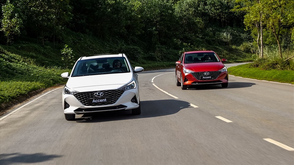 Hyundai Accent đang giảm giá dịp cuối năm. Ảnh TC MOTOR