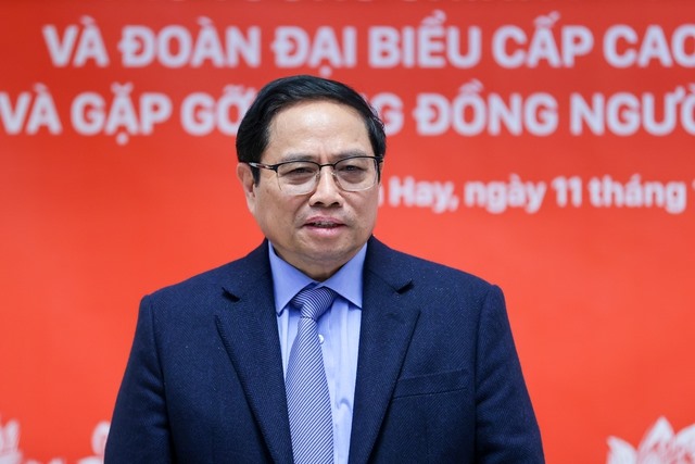 Thủ tướng đánh giá cao thành tựu của cộng đồng người Việt Nam tại Hà Lan. Ảnh: VGP