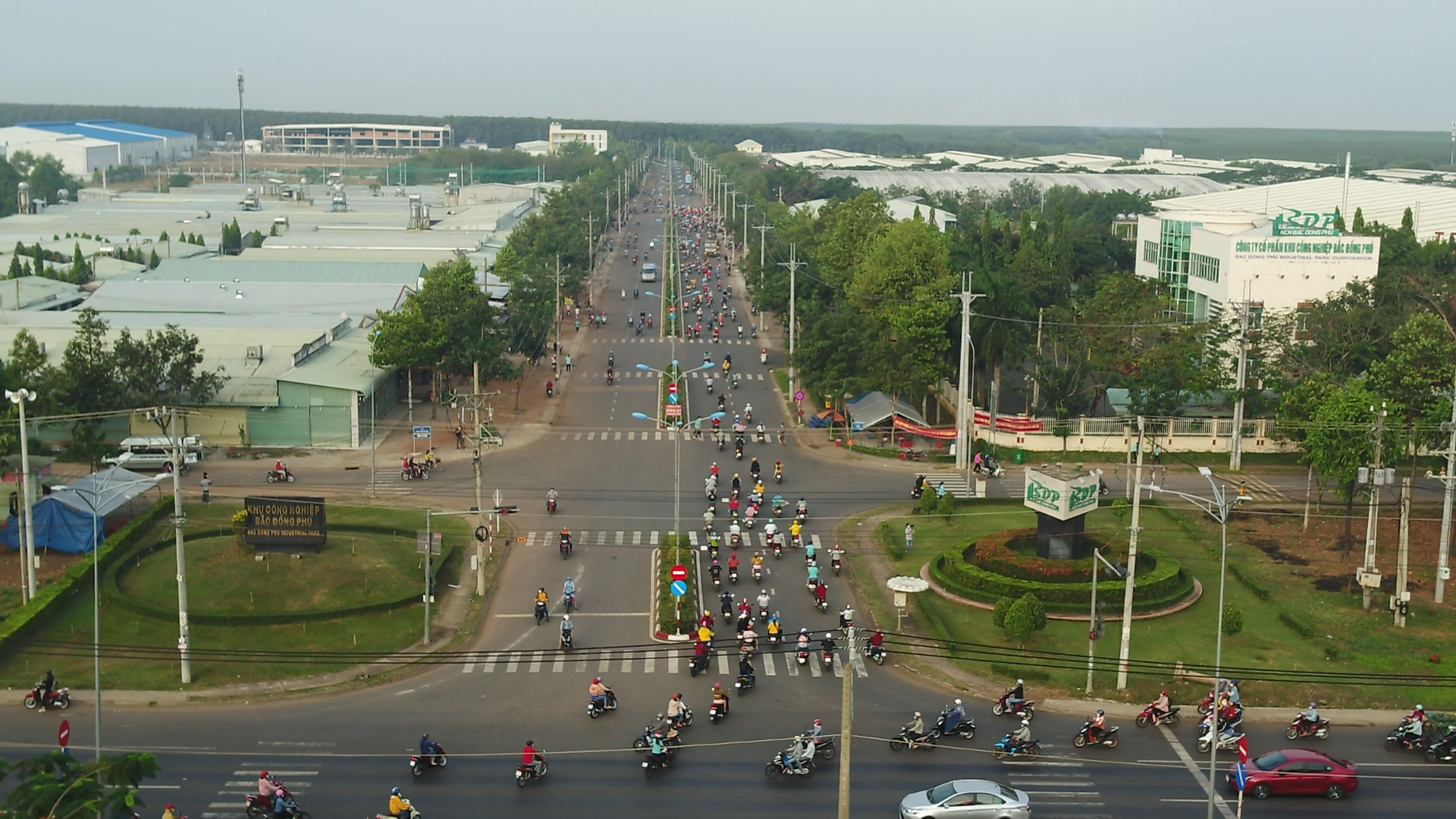 Kinh tế xã hội của Bình Phước tiếp tục phát triển ổn định trong năm 2022, tạo đà Bình Phước thu hút đầu tư vào khu công nghiệp. Ảnh: Đình Trọng