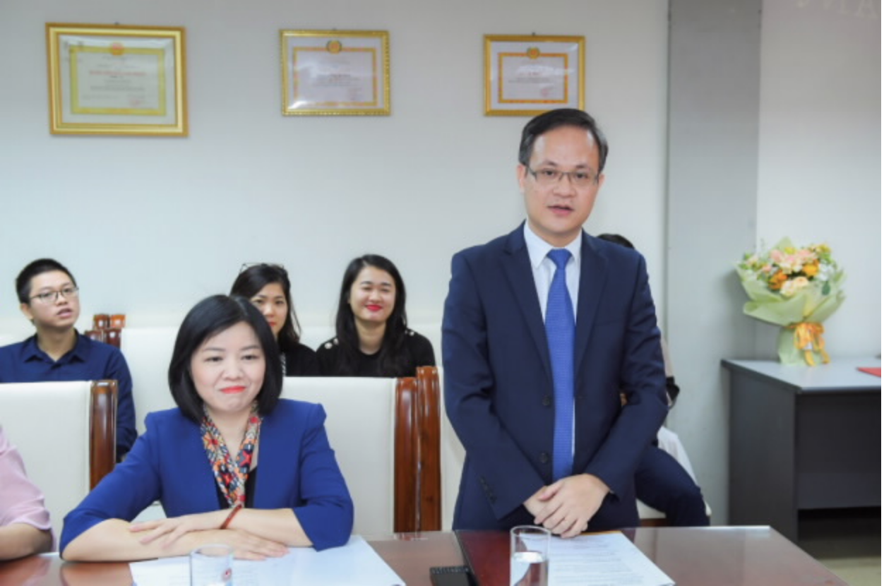 Tân Vụ trưởng Vụ Chính sách tiền tệ Ngân hàng Nhà nước Phạm Chí Quang phát biểu nhận nhiệm vụ