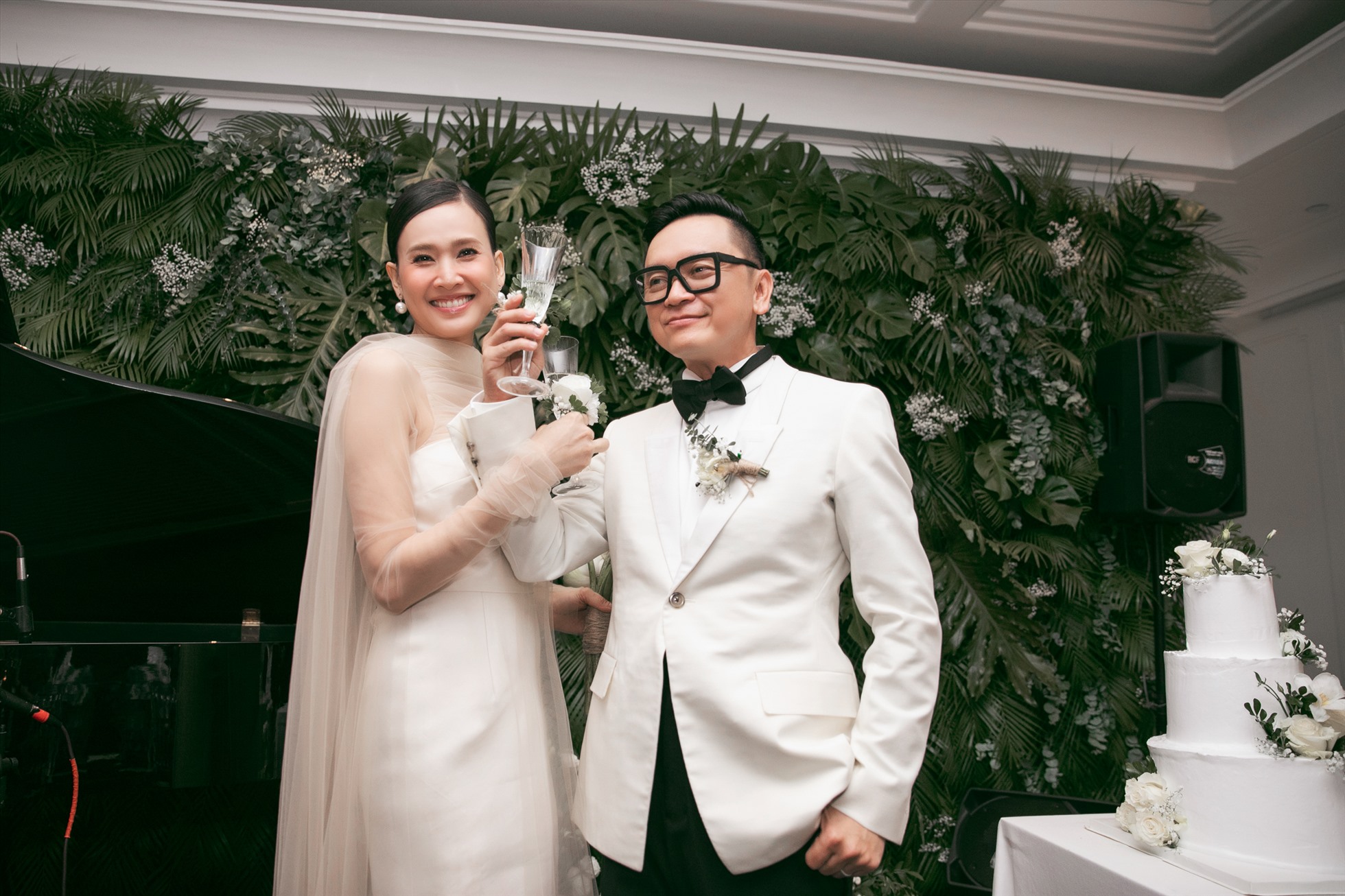 Sau 4 năm tìm hiểu, Hoa hậu Dương Mỹ Linh và ông xã Tôn Thất Bảo Anh chính thức về chung một nhà. Ảnh: Kiếng Cận