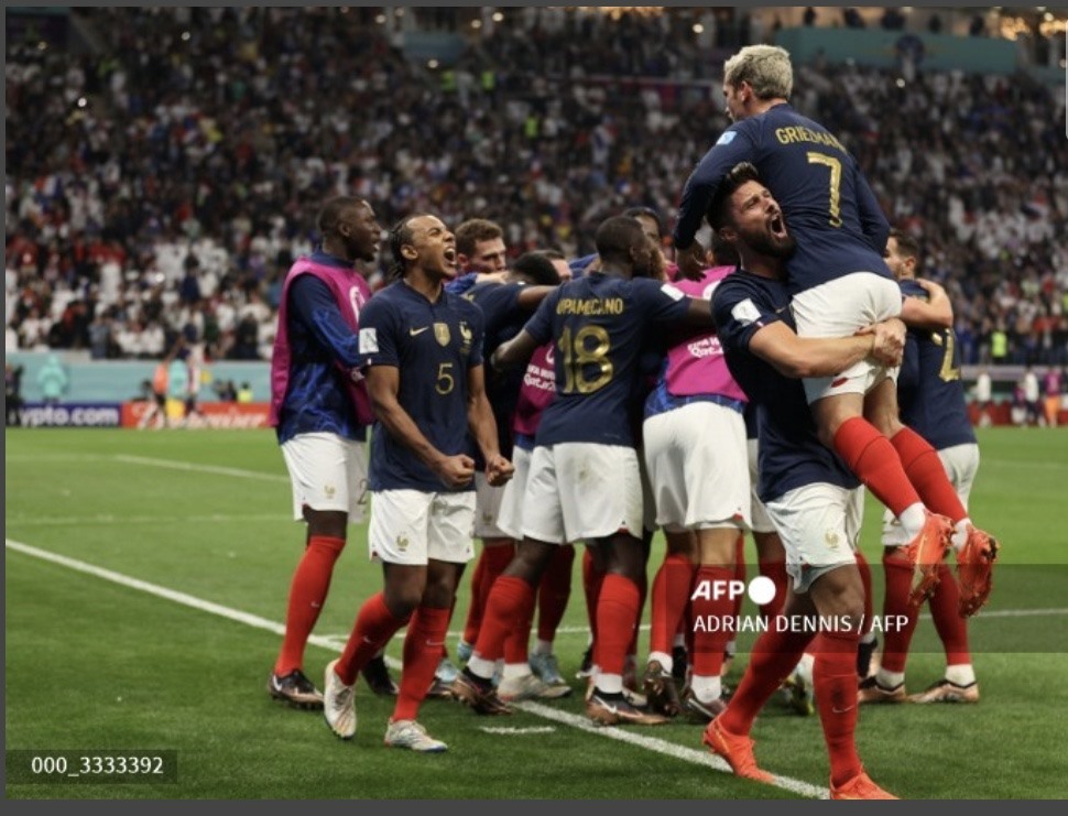 Siêu máy tính dự đoán tuyển Pháp lên ngôi vô địch World Cup 2022. Ảnh: AFP