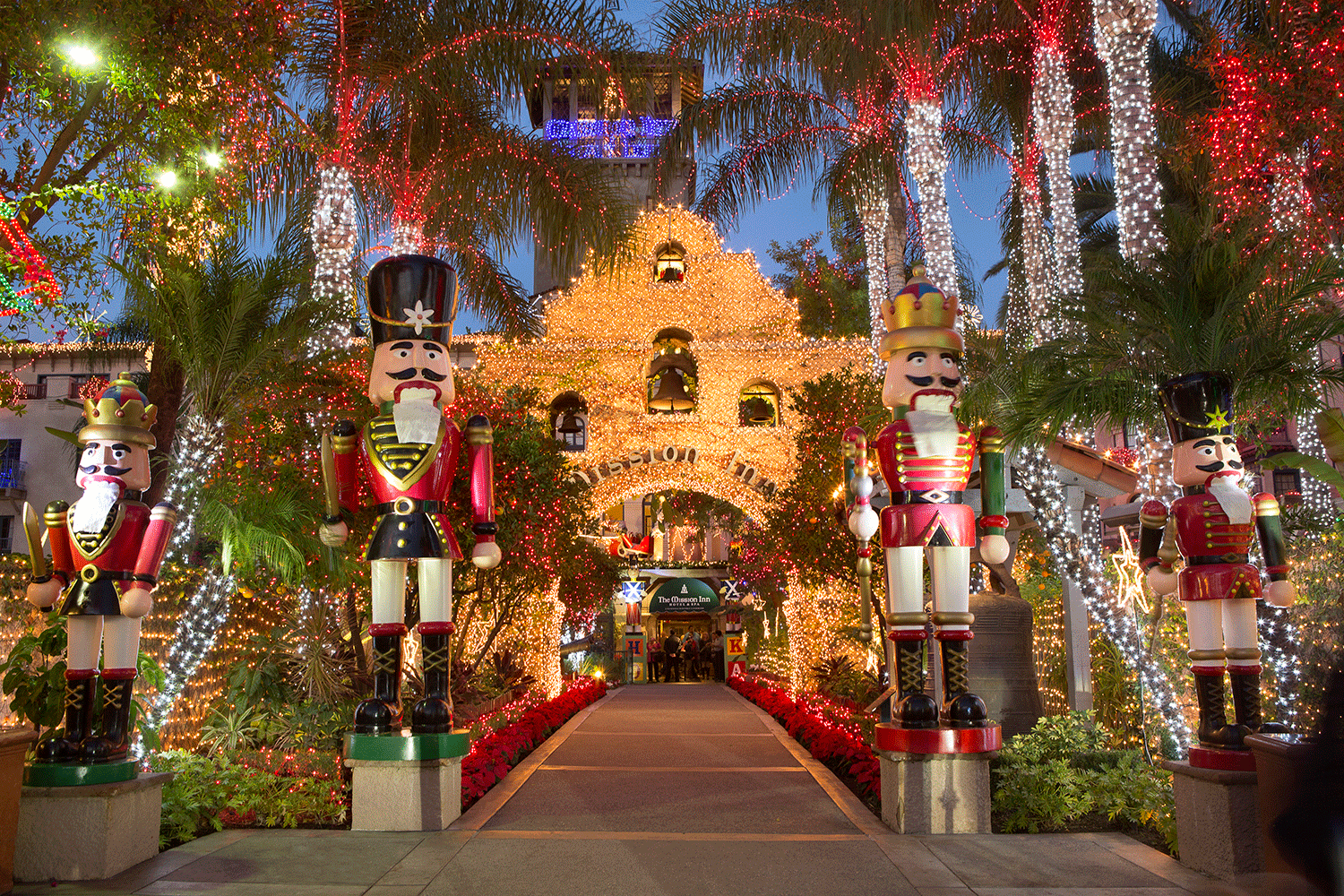 Lễ hội ánh sáng tại California. Ảnh: Mission Inn