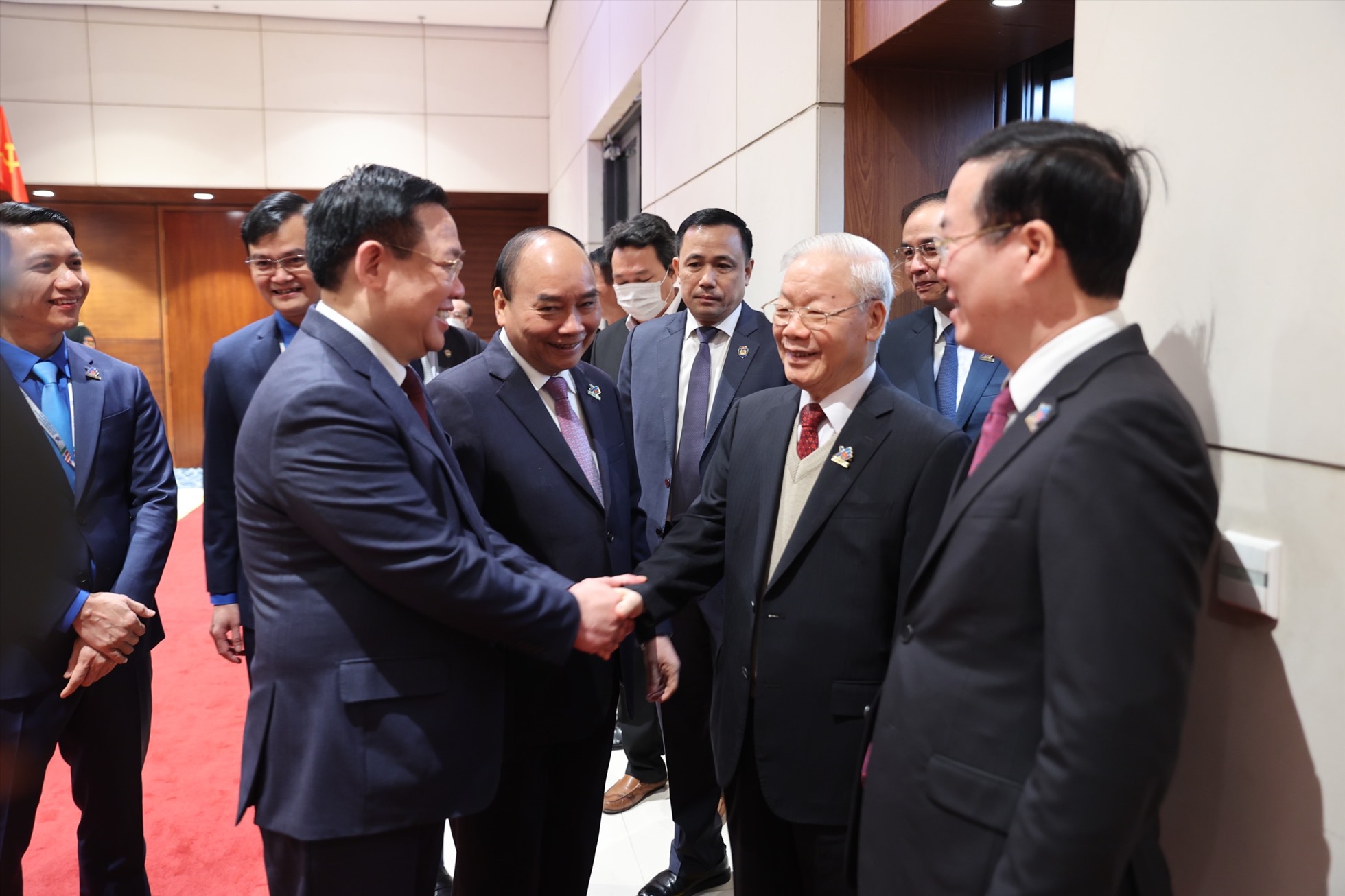 Tổng Bí thư Nguyễn Phú Trọng cùng lãnh đạo Đảng, Nhà nước dự phiên trọng thể.