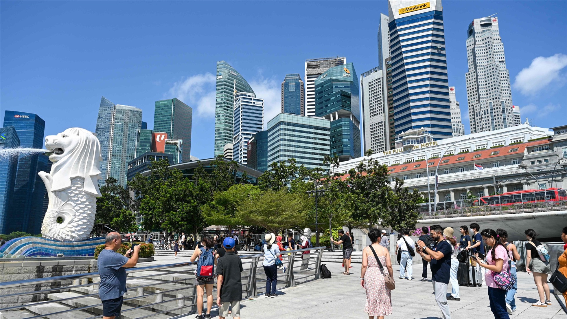 新加坡以其穩定的環境和合理的所得稅吸引著富有的華人。 照片：法新社