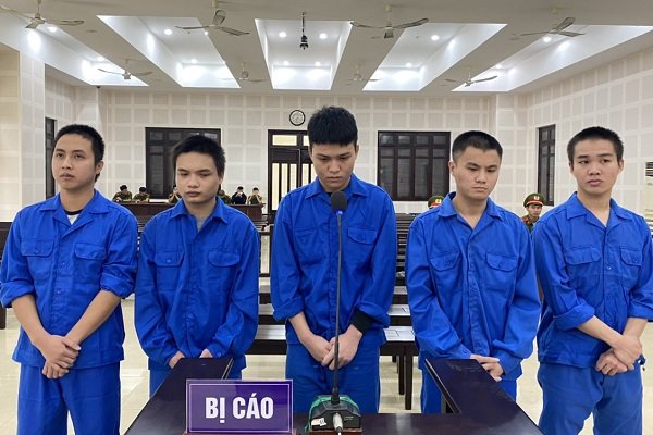 Các bị cáo tại tòa. Ảnh: TAND TP Đà Nẵng