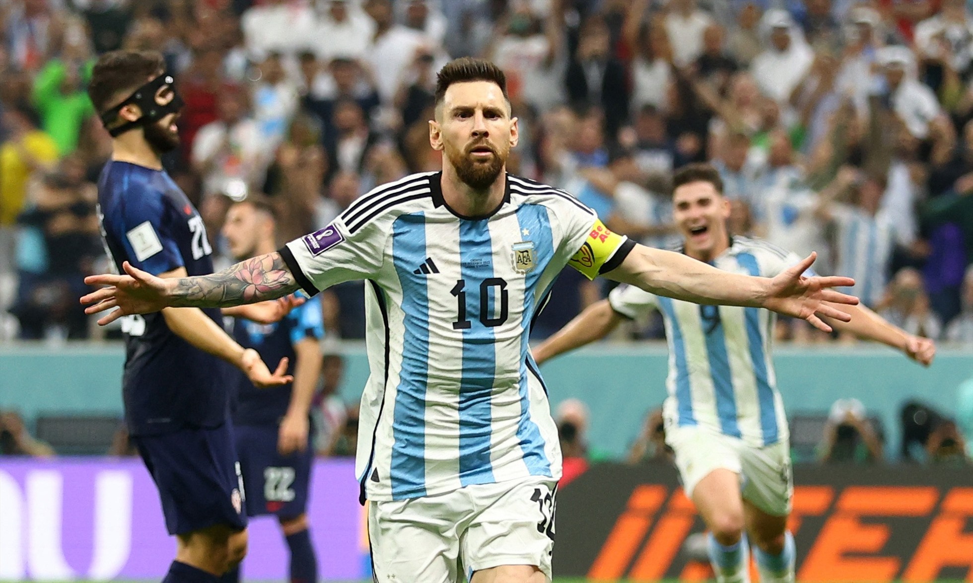 Ván cờ của Messi và Ronaldo ở World Cup lần này đã ngã ngũ. Ảnh: AFP