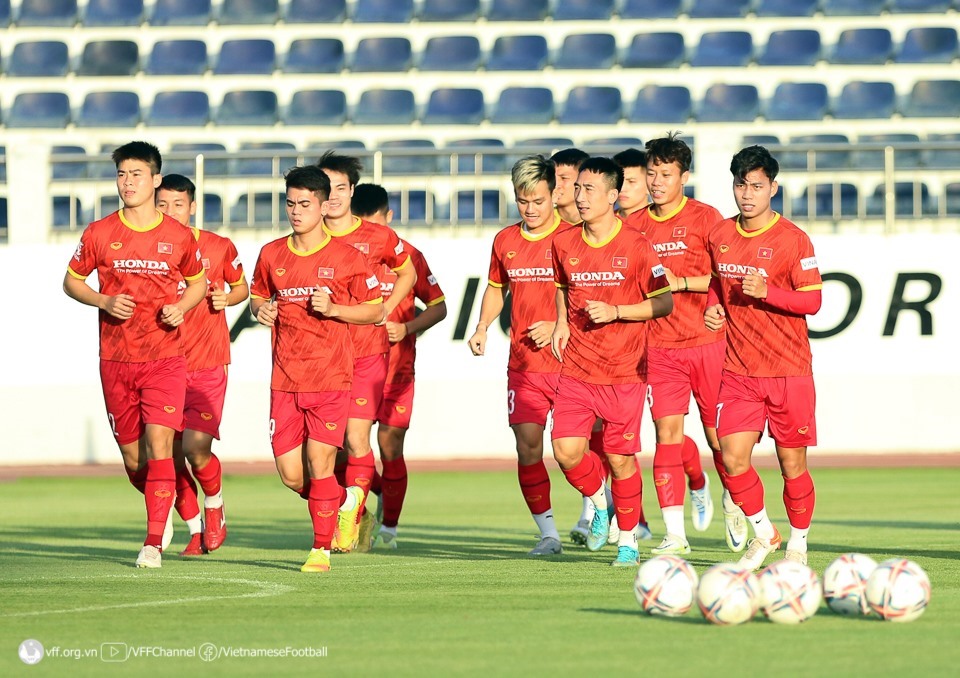 Đội tuyển Việt Nam có trận ra quân tại AFF Cup 2022 gặp đội tuyển Lào. Ảnh: VFF