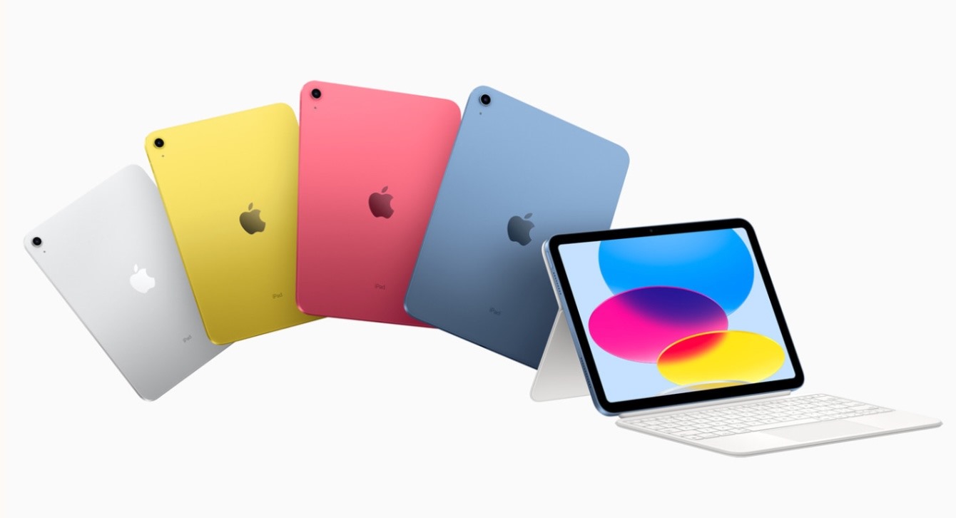 iPad cơ bản thế hệ thứ 10 đánh dấu sự thay đổi hoàn toàn trong thiết kế của các dòng iPad. Ảnh: Apple