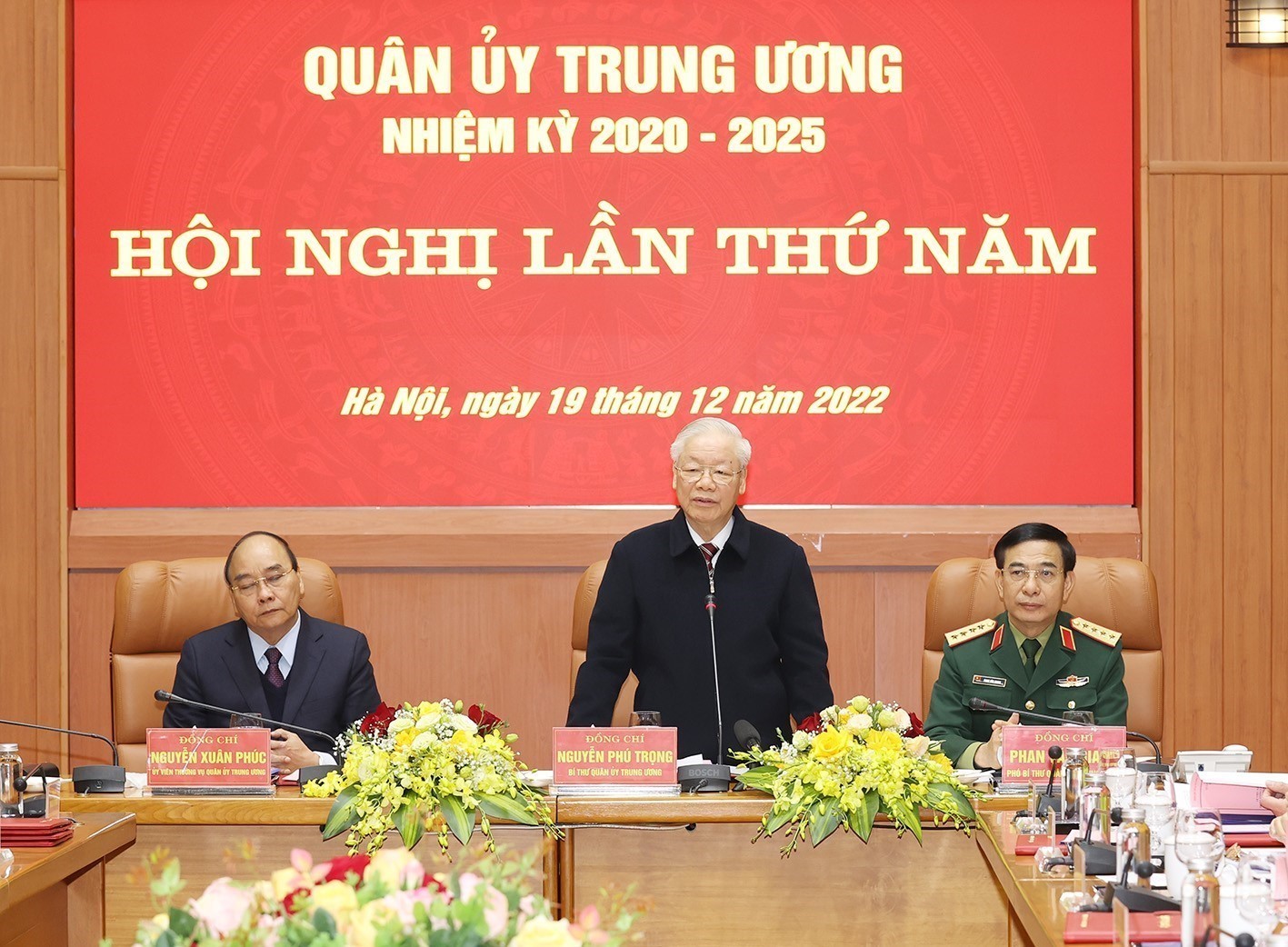 Tổng Bí thư Nguyễn Phú Trọng - phát biểu tại Hội nghị. Ảnh: Trí Dũng