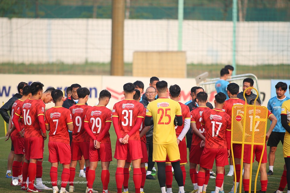 Huấn luyện viên Park Hang-seo có nhiều toan tính về nhân sự cũng như chiến thuật cho tuyển Việt Nam. Ảnh: VFF