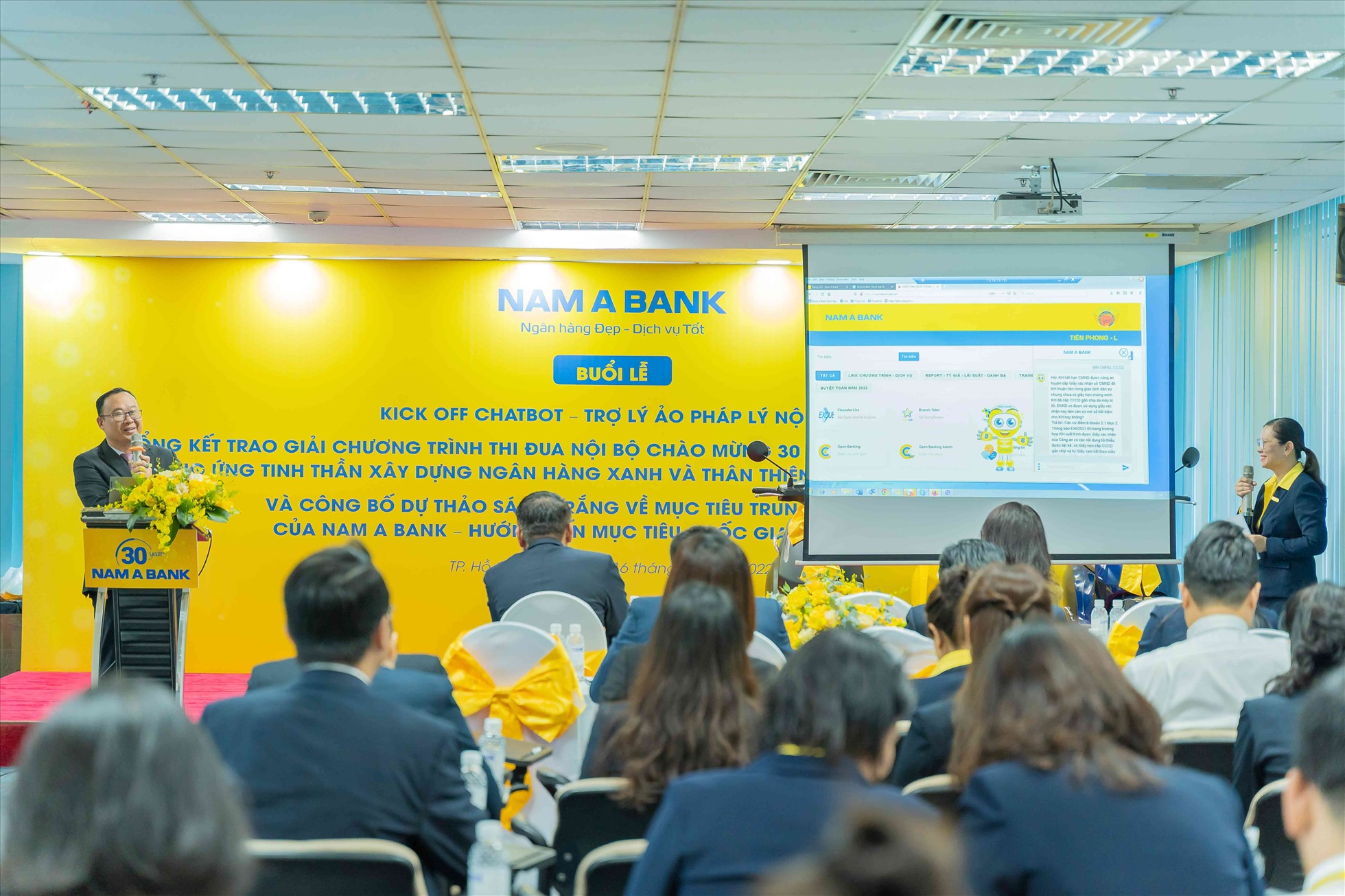 Nam A Bank đồng loạt triển khai nhiều dự án hướng đến phát triển ngân hàng xanh. Ảnh: Nam Á Bank.