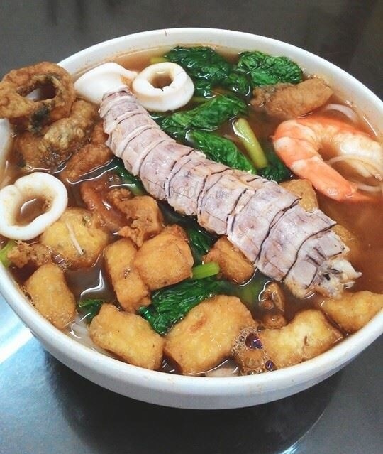 Bún Thái hải sản. Ảnh Foody