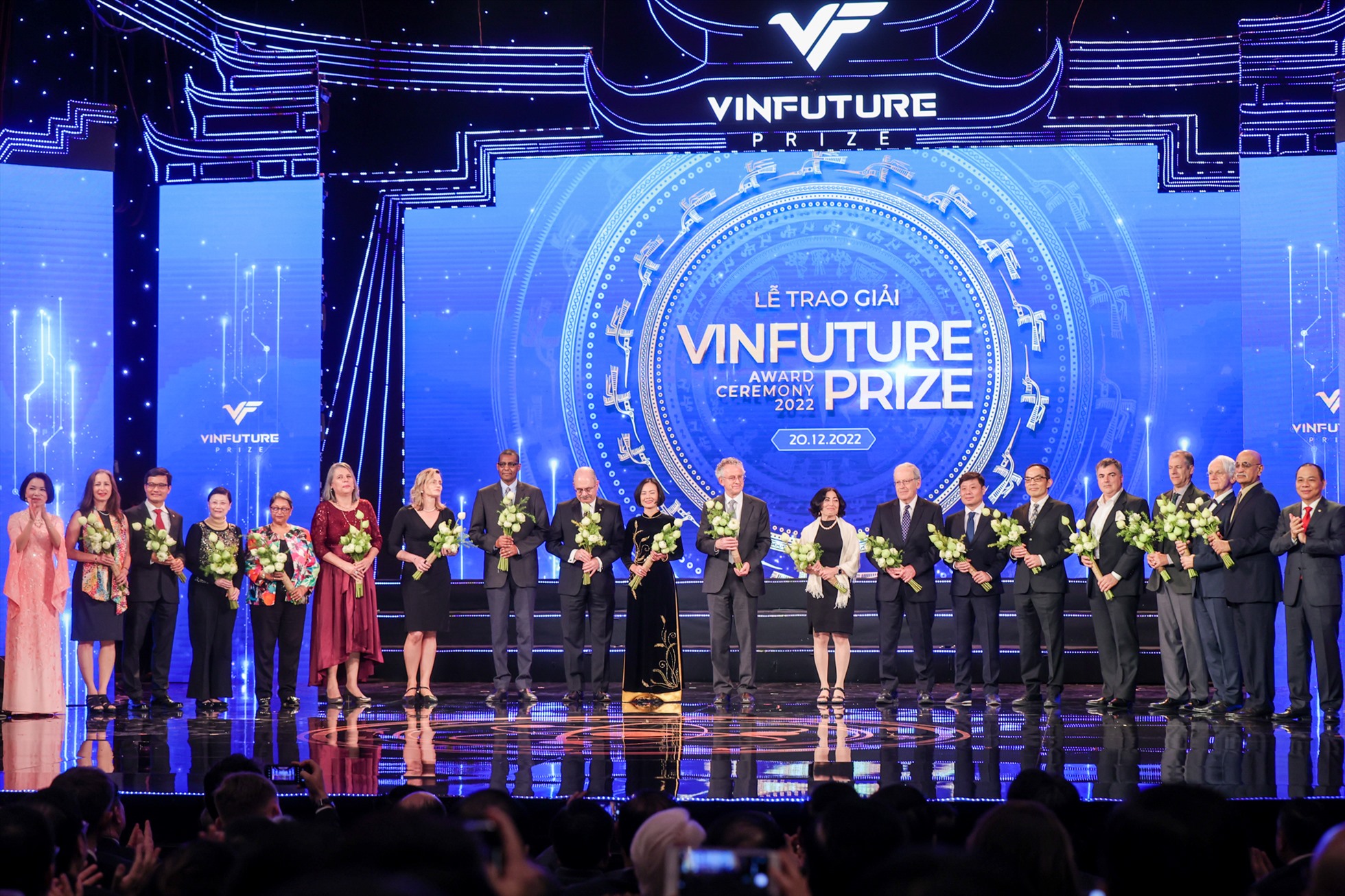 Lễ trao giải VinFuture 2022. Ảnh: Minh Sơn