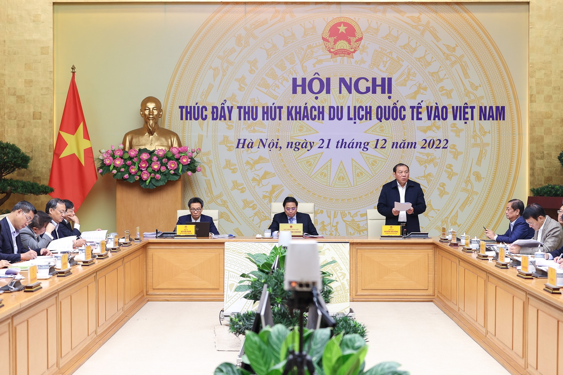 Hội nghị thúc đẩy thu hút khách du lịch quốc tế vào Việt Nam. Ảnh: Nhật Bắc