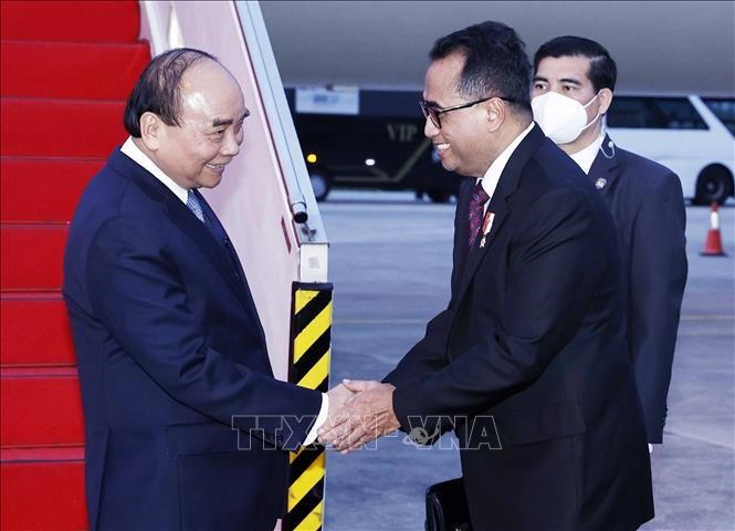 Đặc biệt, đây còn là chuyến thăm cấp nhà nước đầu tiên của Chủ tịch nước Việt Nam tới Indonesia sau 9 năm và trong bối cảnh Việt Nam - Indonesia hướng tới kỷ niệm tròn 10 năm thiết lập quan hệ đối tác chiến lược. Ảnh: TTXVN