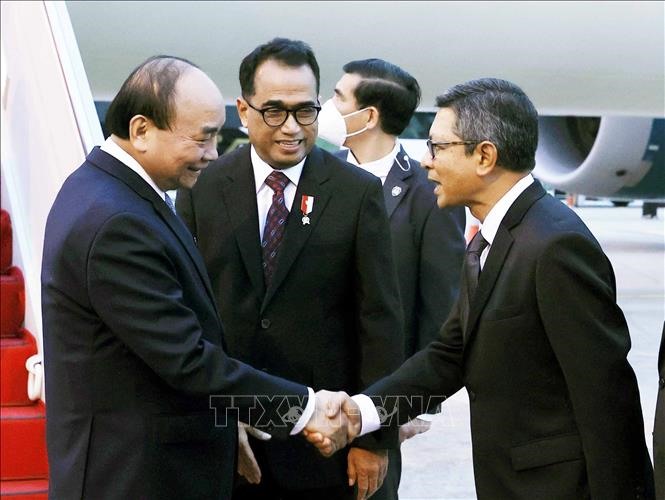 Chuyến thăm diễn ra vào thời điểm quan hệ hợp tác Việt Nam - Indonesia đang phát triển tích cực. Hai nước chuẩn bị kỷ niệm 10 năm thiết lập quan hệ đối tác chiến lược. Ảnh: TTXVN