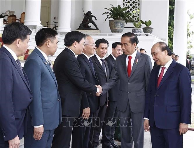 Năm 2013, Việt Nam và Indonesia đã chính thức nâng cấp quan hệ thành Đối tác Chiến lược. Việt Nam trở thành Đối tác chiến lược đầu tiên của Indonesia tại Đông Nam Á. Ảnh: TTXVN