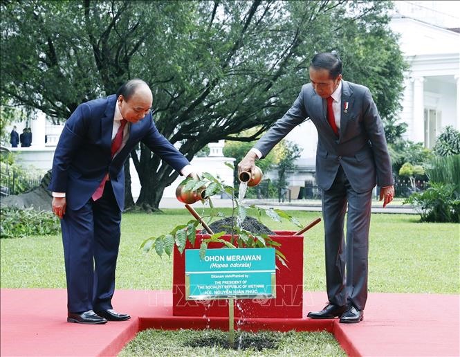 Qua chặng đường gần 70 năm, các thế hệ lãnh đạo và nhân dân Việt Nam - Indonesia luôn giữ gìn và phát huy mối quan hệ hữu nghị, tin cậy. Ảnh: TTXVN
