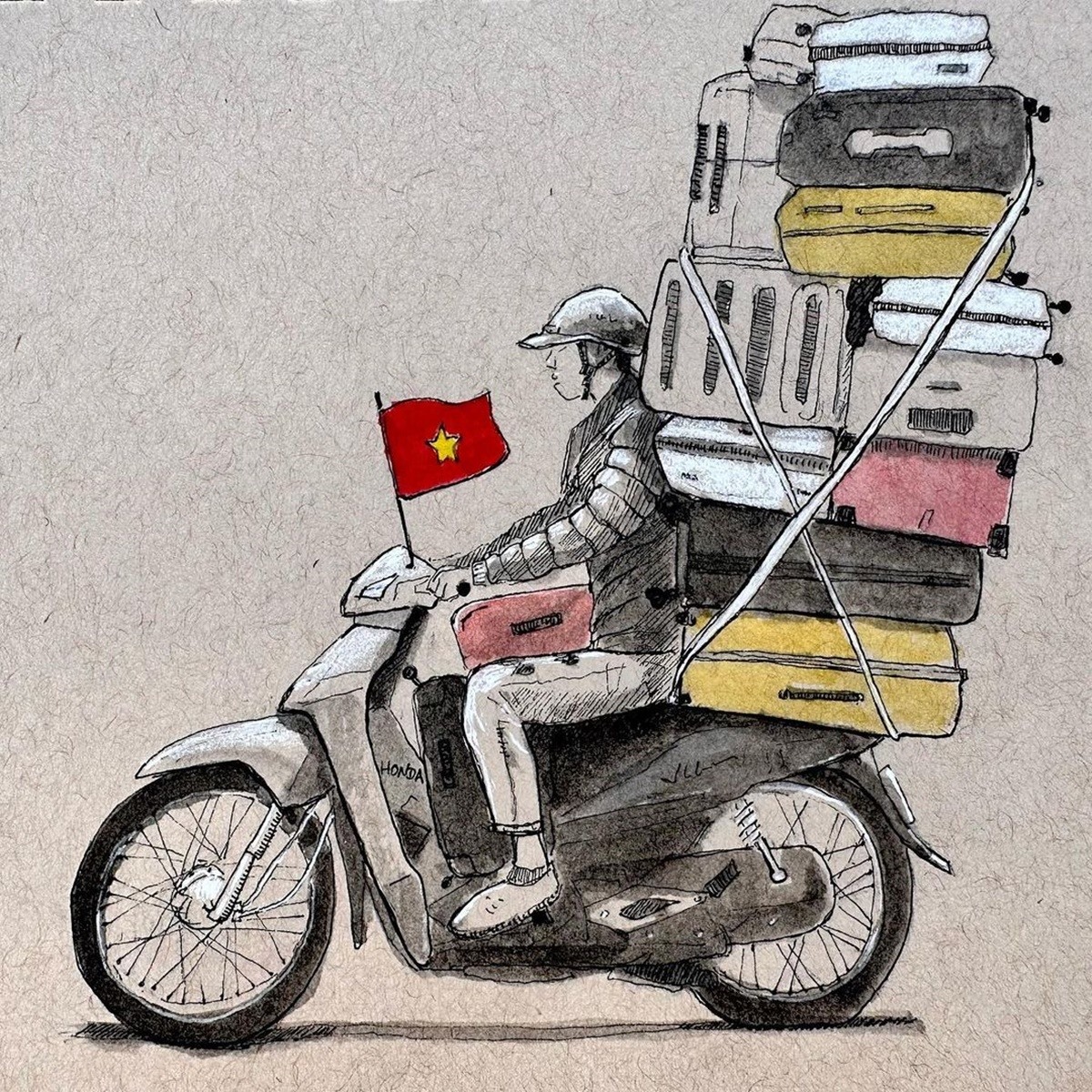 Hình Ảnh Việt Nam Sống Động Trong Tranh Vẽ Của Các Họa Sĩ Nước Ngoài