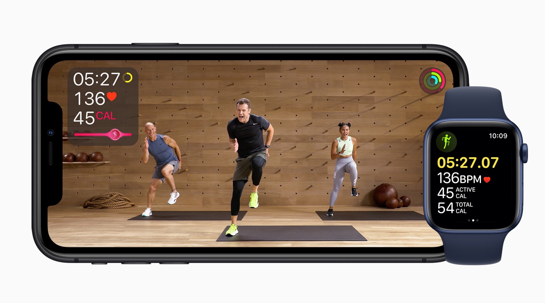 Chương trình mới của Nike và Netflix có thể sẽ cạnh tranh với Apple Fitness+. Ảnh: Apple