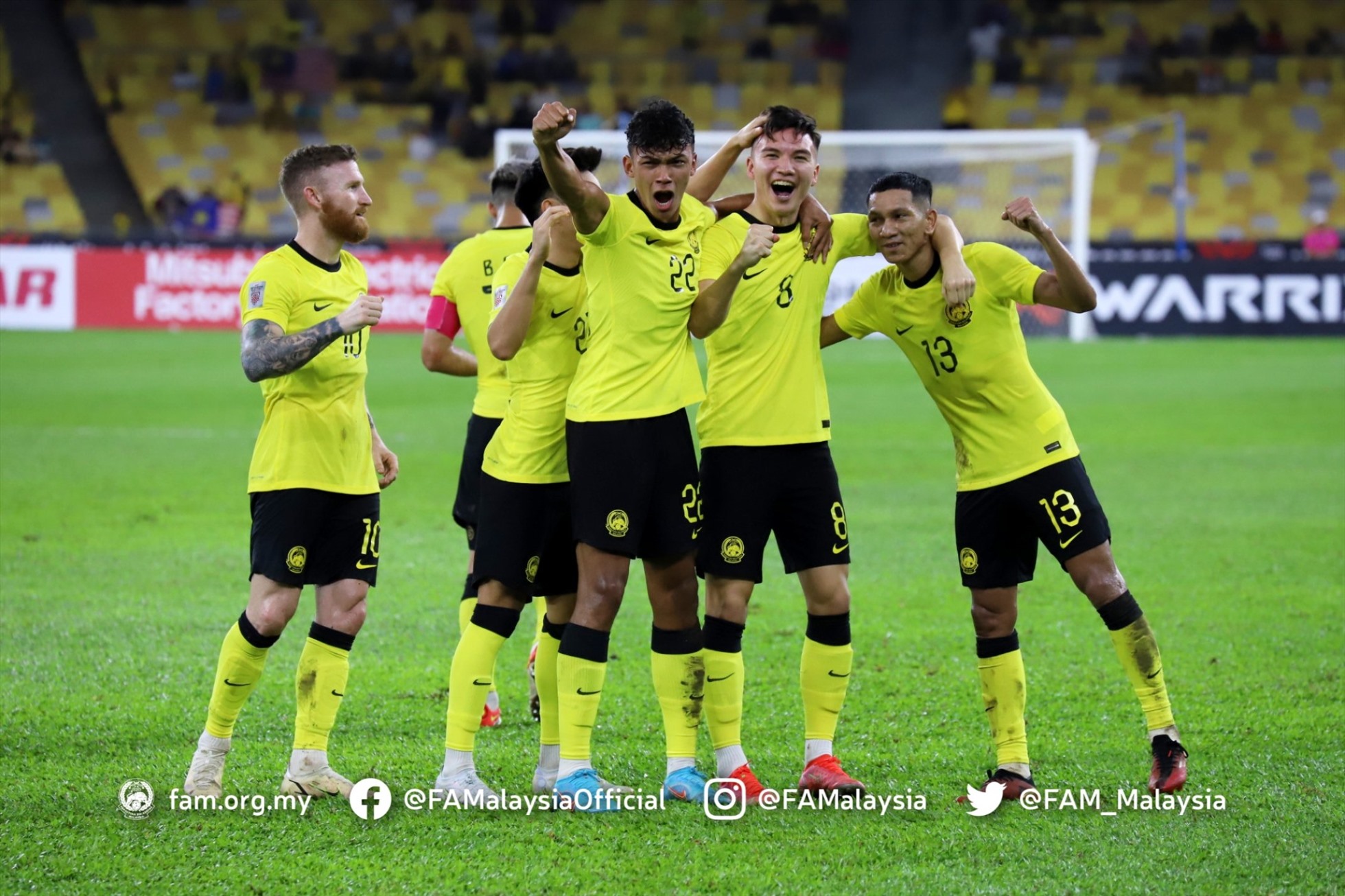 Tuyển Malaysia thi đấu ấn tượng tại AFF Cup 2022 dù không có lực lượng mạnh nhất. Ảnh: FAM