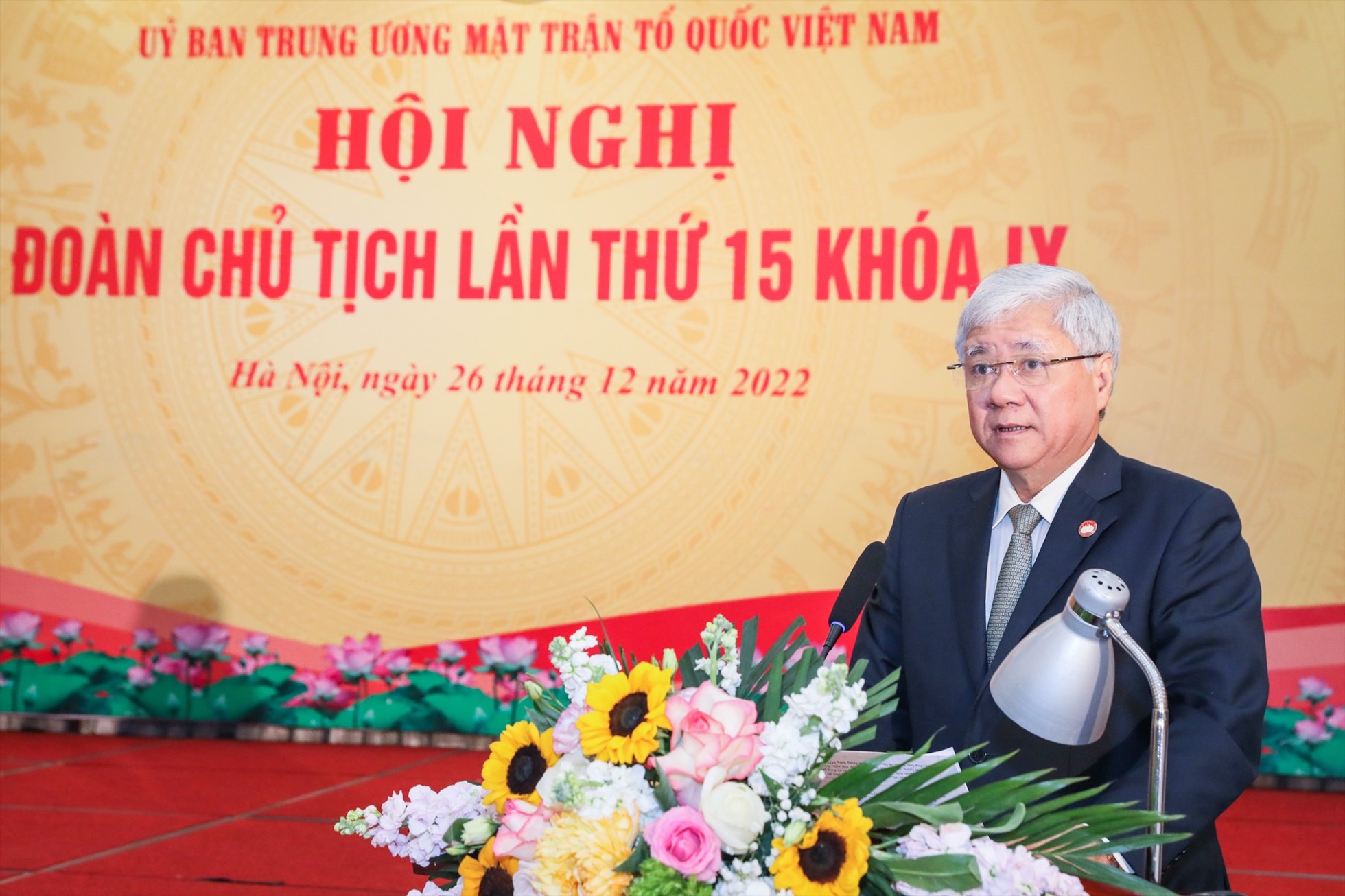 Chủ tịch UBTƯ MTTQ Việt Nam Đỗ Văn Chiến.