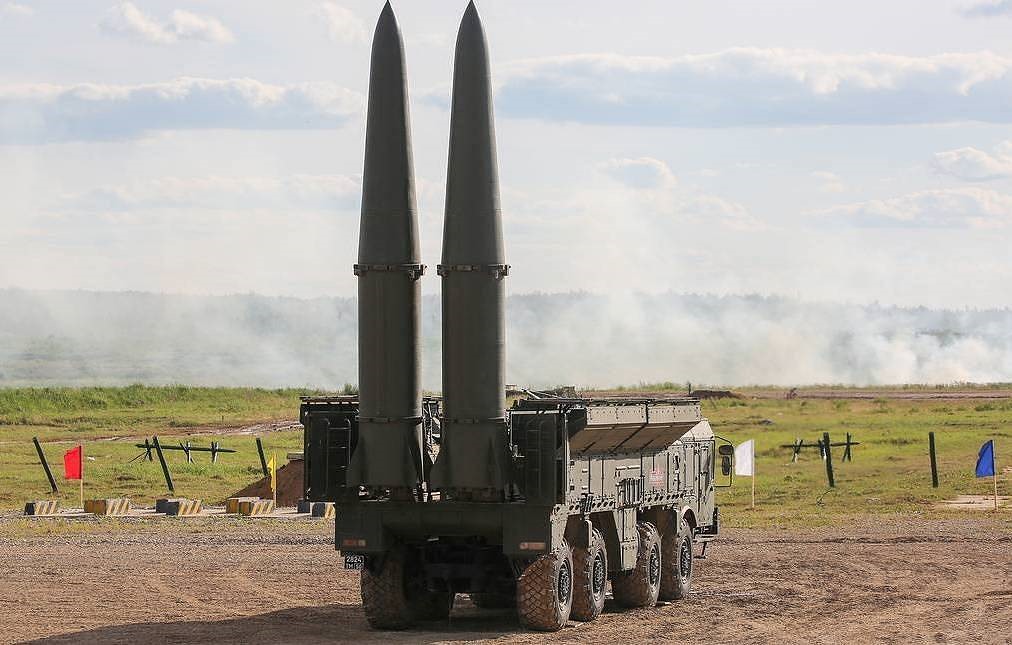 Hệ thống tên lửa chiến thuật Iskander của Nga. Ảnh: Bộ Quốc phòng Nga