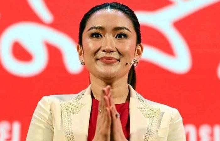 Con gái cựu Thủ tướng Thái Lan Thaksin Shinawatra. Ảnh: AFP