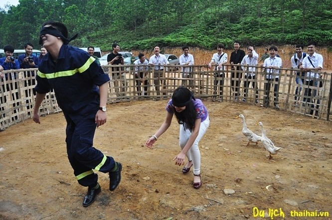 Ngoài ra, nơi đây còn có vườn rau, hồ nước cho du khách tham quan, trải nghiệm làm vườn... Khu sân sinh hoạt chung rộng lớn là nơi tập trung nhiều người cho các hoạt động vui chơi, giải trí.