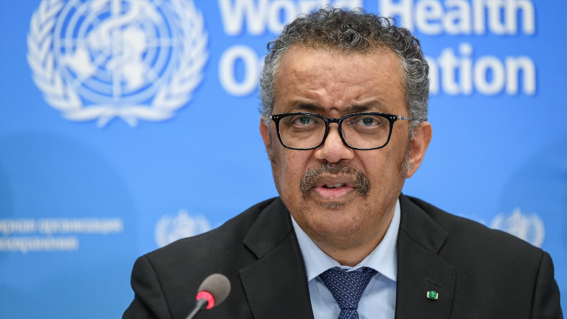 Tổng Giám đốc Tổ chức Y tế thế giới (WHO) Tedros Adhanom Ghebreyesus. Ảnh: AFP