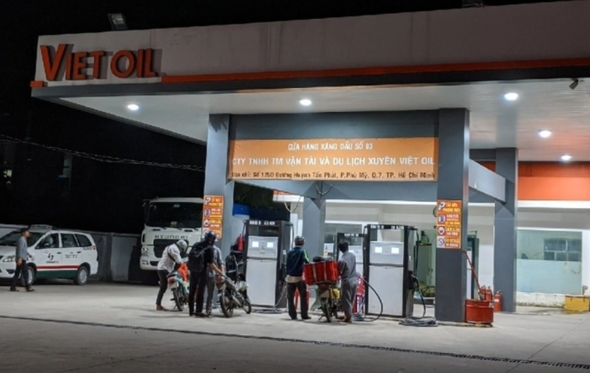 Một cửa hàng xăng dầu của Xuyên Việt Oil. Ảnh: Phạm Tuấn