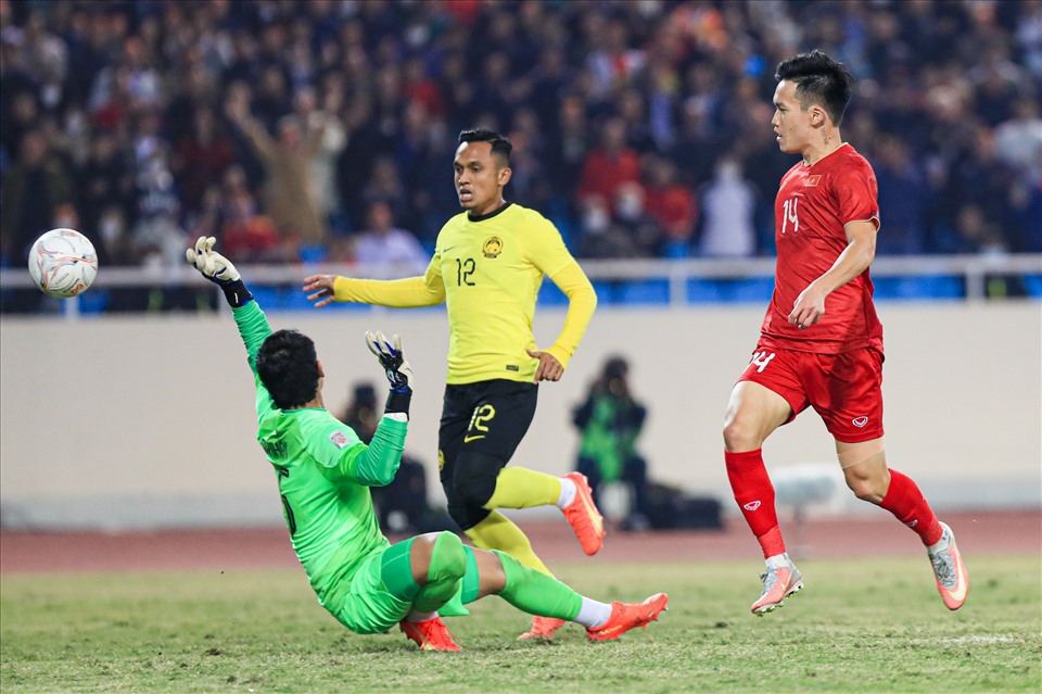 Tuyển Việt Nam đang thể hiện tốt phong độ tại AFF Cup 2022. Ảnh: Minh Dân