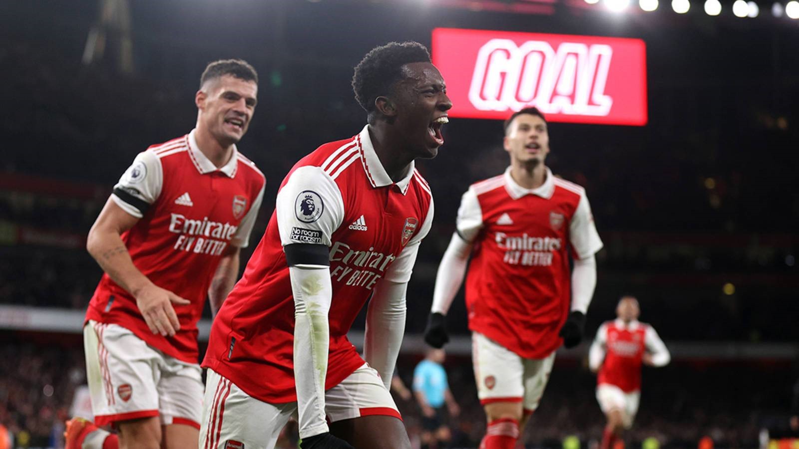 Arsenal vẫn giữ được phong độ ấn tượng cùng ngôi đầu bảng. Ảnh: AFP