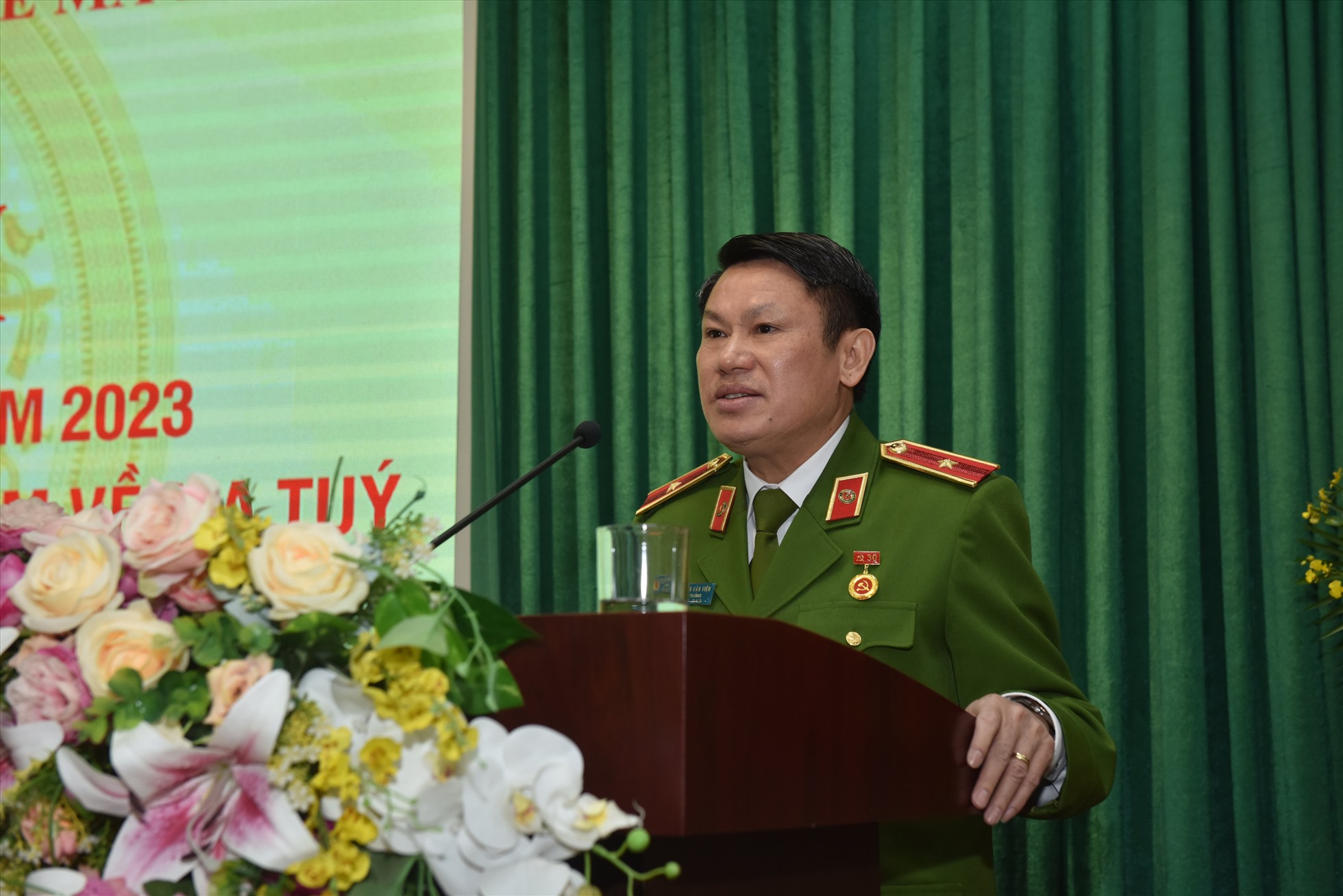 Cục trưởng Cục Cảnh sát điều tra tội phạm về ma tuý - Thiếu tướng Nguyễn Văn Viện. Ảnh: C04