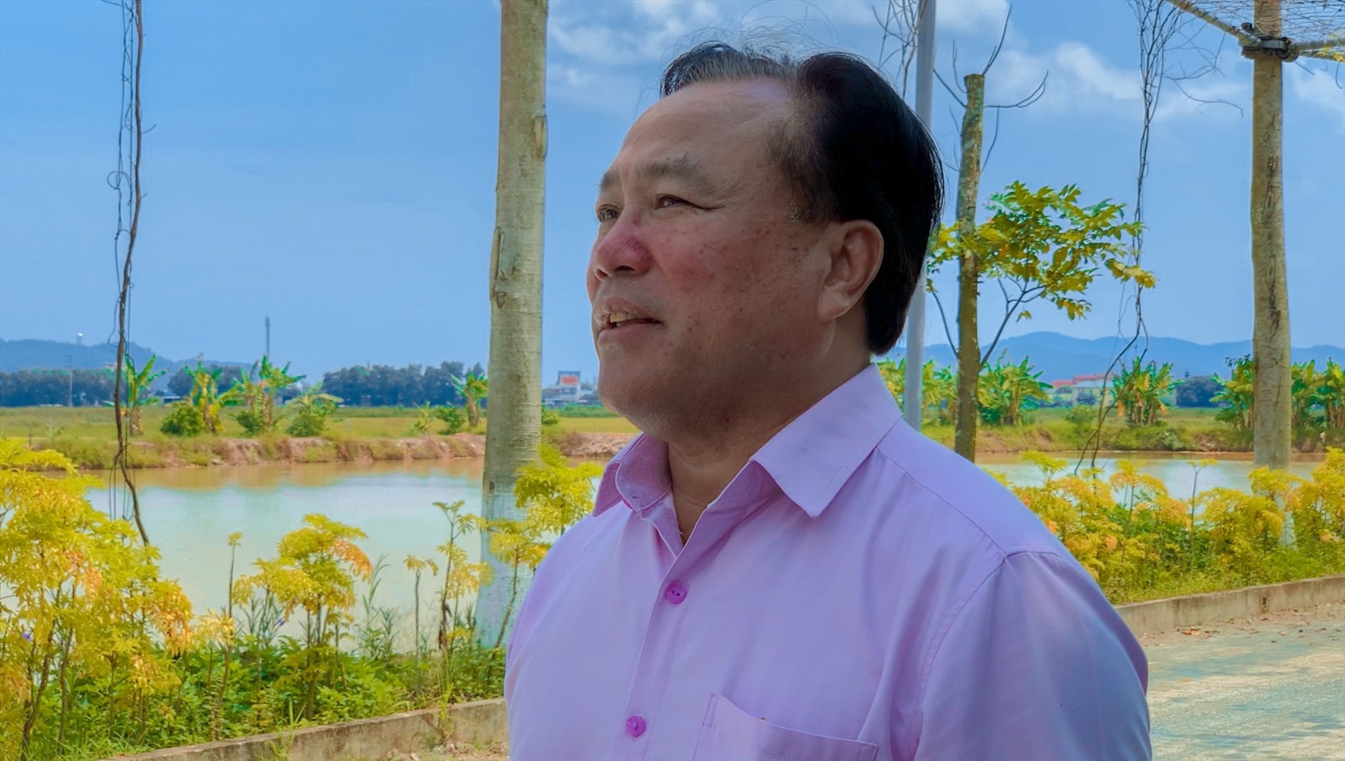 Ông Nguyễn Như Ý - Tổng Giám đốc Công ty Cổ phần Synot Asean cam kết đầu tư tiếp 1.000 tỉ đồng để xây dựng khu du lịch sinh thái nếu được tỉnh chấp thuận điều chỉnh dự án. Ảnh: Hải Đăng.