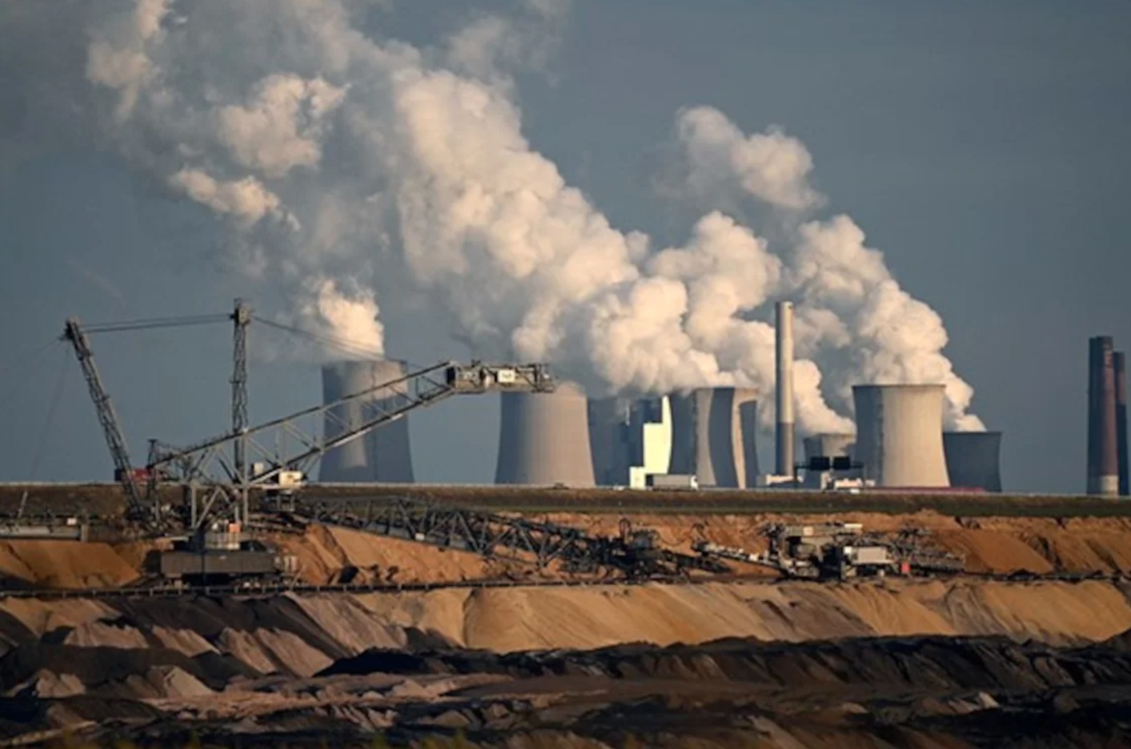 Nhà máy điện than ở Đức. Ảnh: AFP