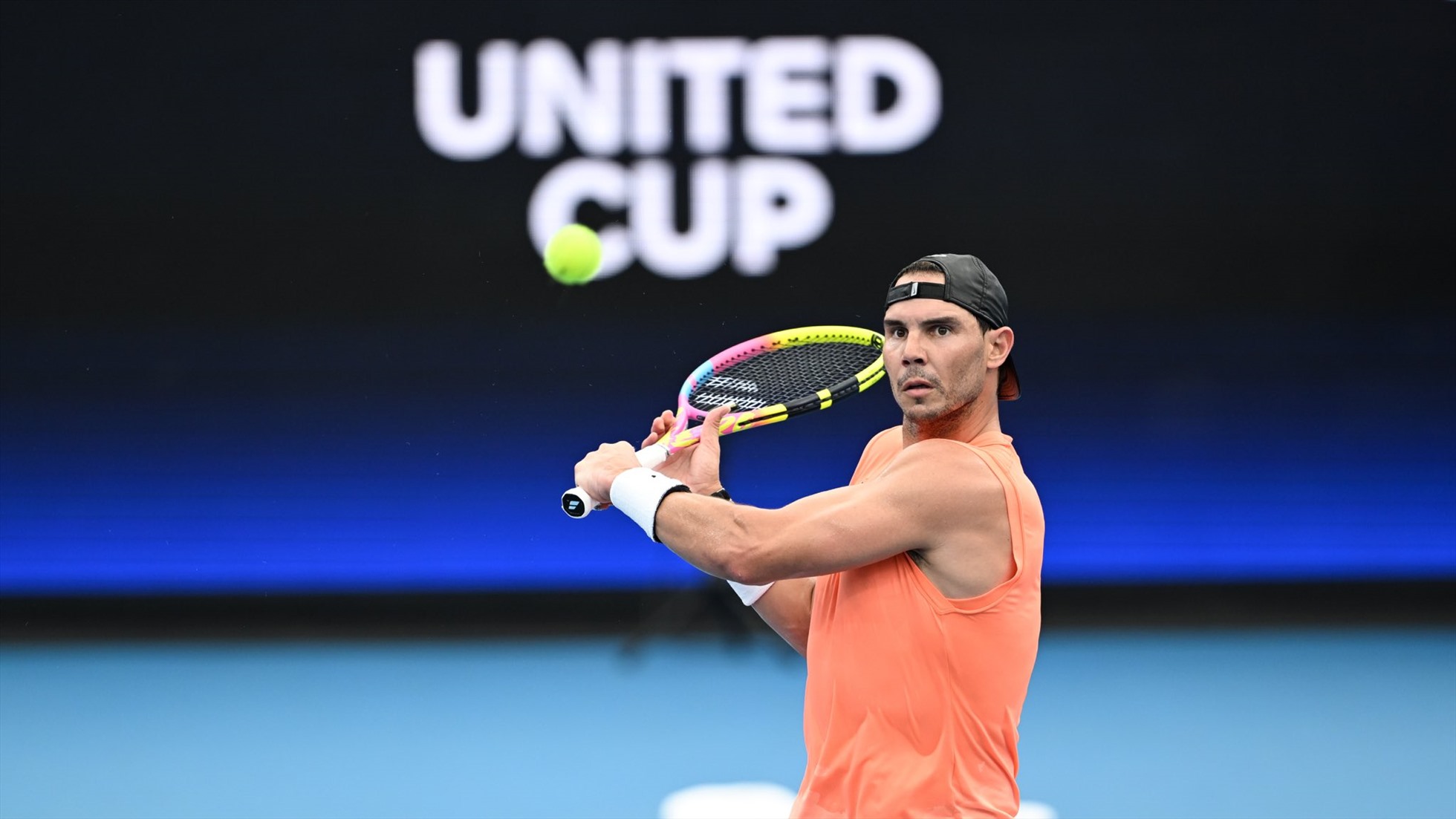 Rafael Nadal là một trong những ngôi sao hàng đầu tham dự United Cup 2023. Ảnh: United Cup