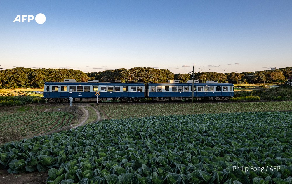 Trong số 95 tuyến đường sắt nhỏ của Nhật Bản, có 91 tuyến ghi nhận thâm hụt trong năm 2021. Ảnh: AFP