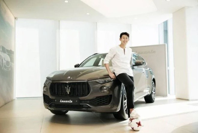 Maserati của Son Heung-min. Ảnh The Sun