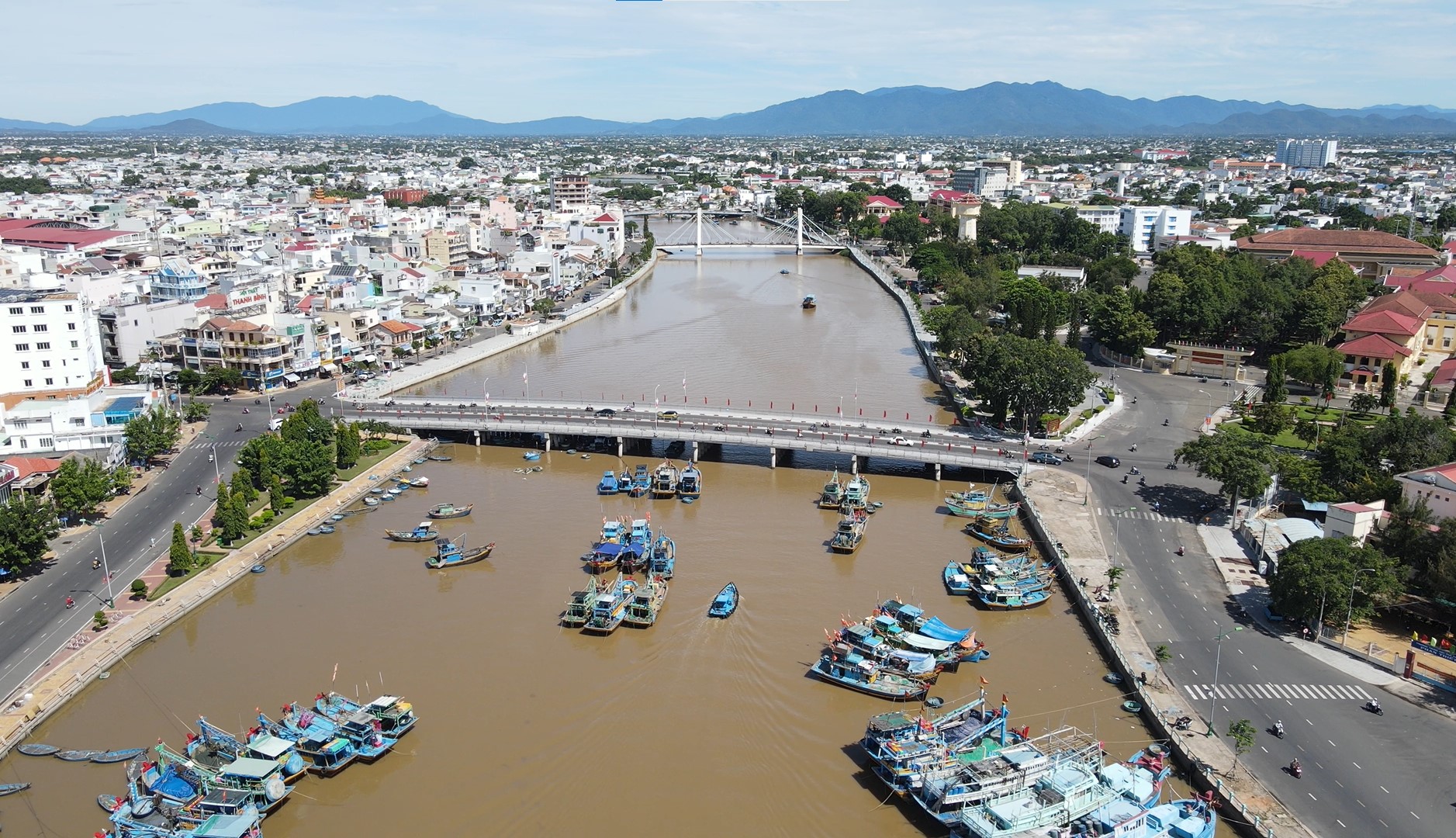 Một góc trung tâm TP.Phan Thiết, Bình Thuận. Ảnh: Duy Tuấn