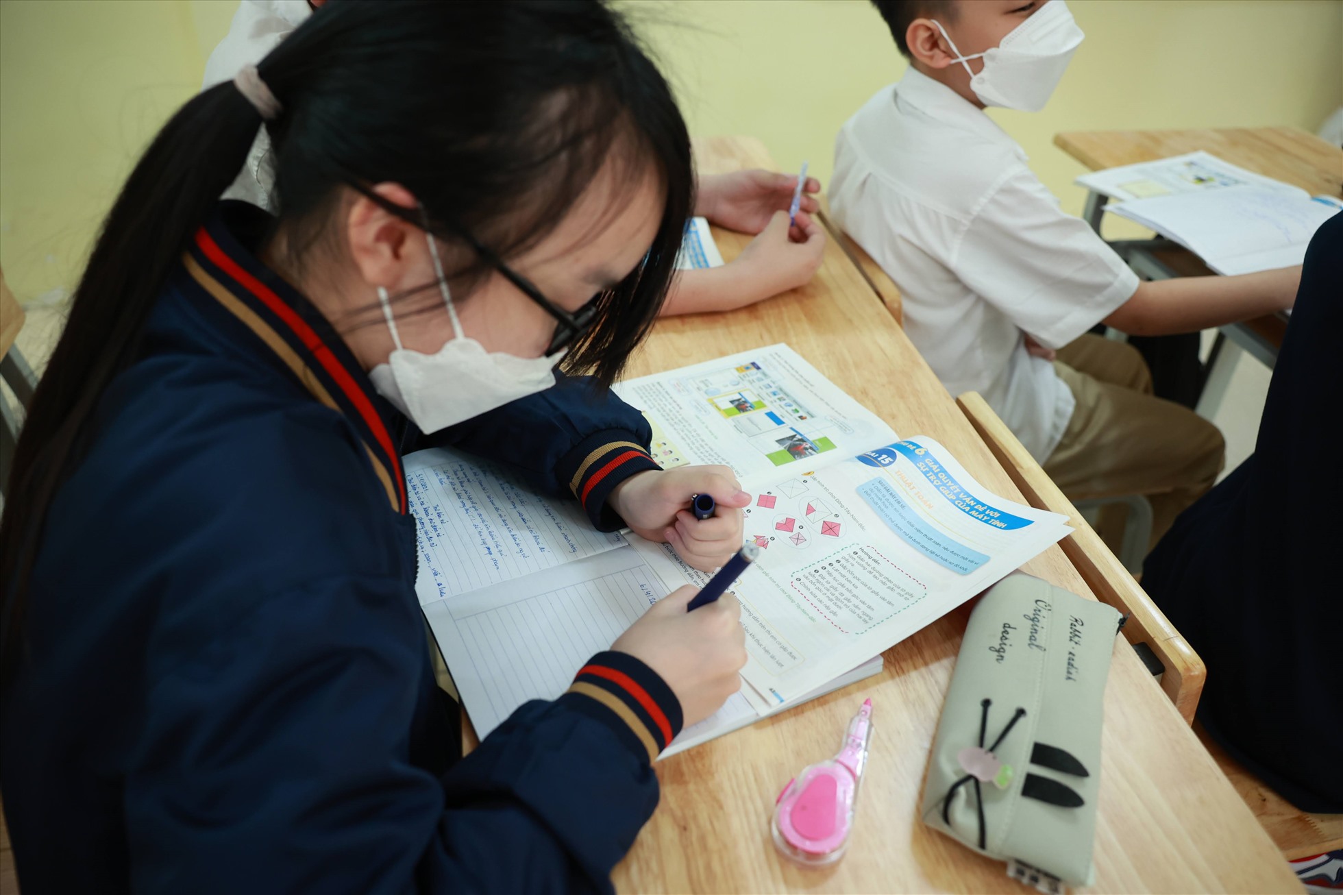 Năm học 2022, Chương trình giáo dục phổ thông mới được triển khai ở lớp 1,2,3,6,7 và 10. Ảnh: Hải Nguyễn
