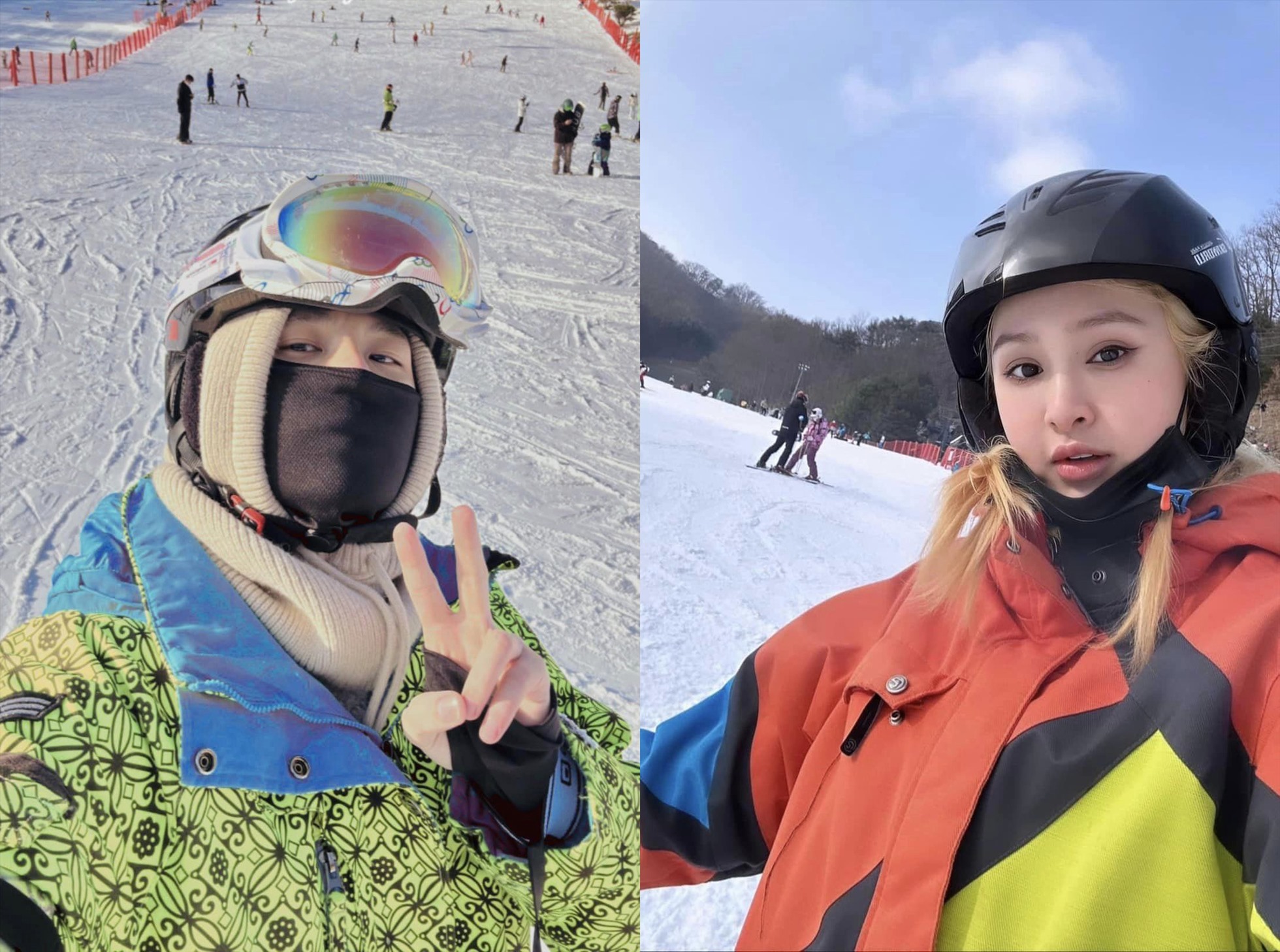 Trịnh Thăng Bình được cho là đi trượt tuyết với Hiền Hồ tại Hàn Quốc. Ảnh: Nhân vật cung cấp